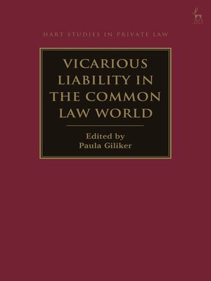 cover image of Vicarious Liability in the Common Law World